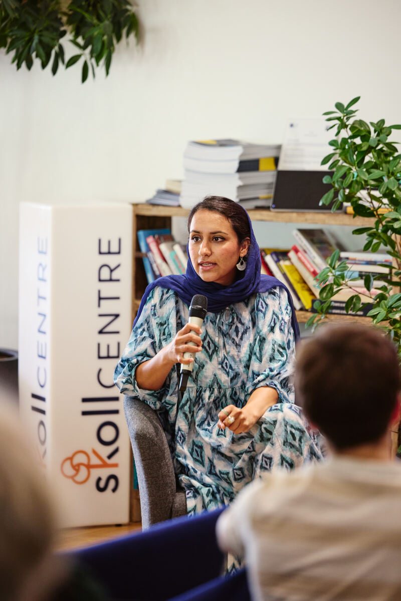 Freshta Karim speaking