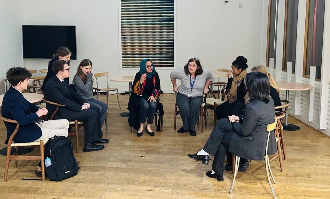 Freshta Karim at Wells Cathedral School — Sixth Form enrichment talk